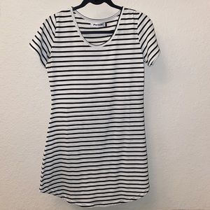 Stripped Tee Shirt dress